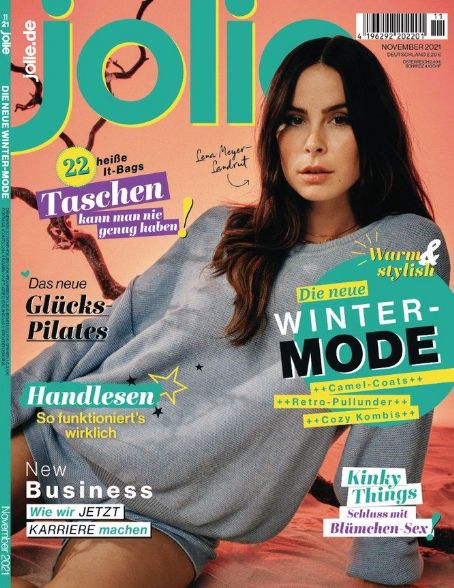 Lena Meyer-Landrut, Jolie Magazine November 2021 Cover Photo - Germany