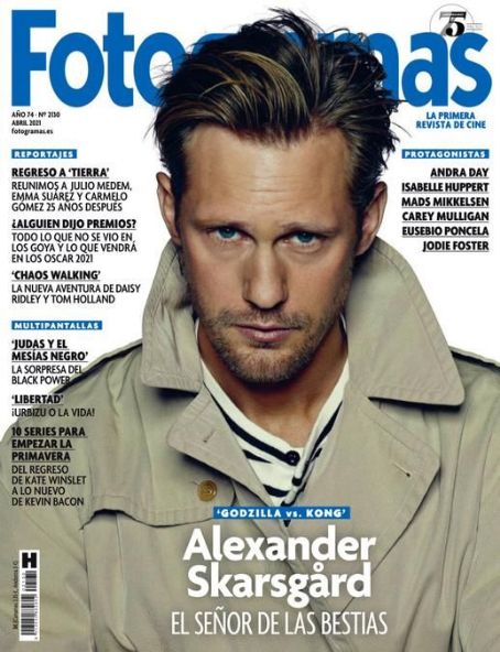 Alexander Skarsgård - Fotogramas Magazine Cover [Spain] (April 2021)