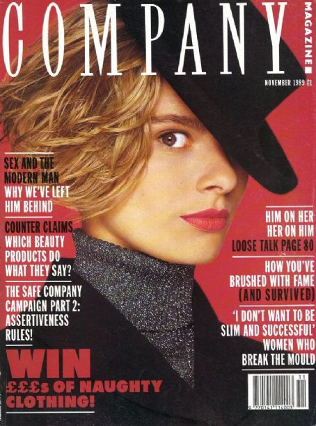 Marie Lindfors - Company Magazine Cover [United Kingdom] (November 1989)