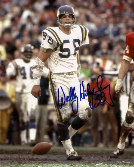 Wally Hilgenberg Minnesota Vikings Autographed Signed 8x10 Photo #3 COA  DECEASED