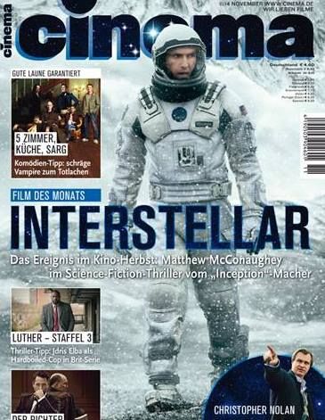 Matthew McConaughey - Cinema Magazine Cover [Germany] (November 2014)
