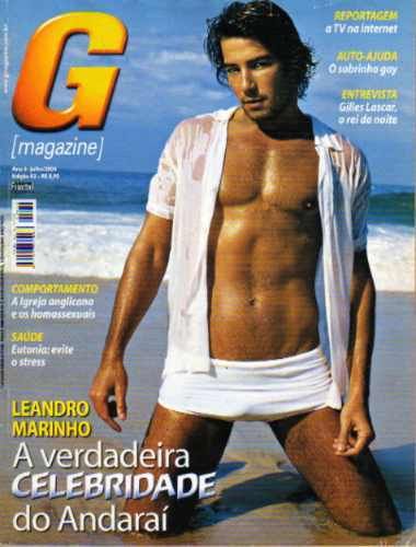 Leandro Marinho - G Magazine Cover Brazil (July 2004) .