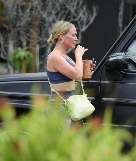 Hilary Duff – Spotted after a workout in Los Angeles