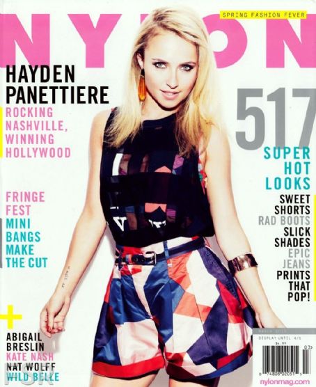 Hayden Panettiere, Nylon Magazine March 2013 Cover Photo - United States