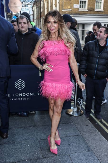 Lizzie Cundy – Attending the TRIC Christmas Lunch 2022 at the Londoner Hotel