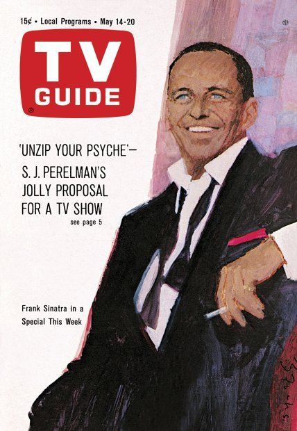 Frank Sinatra, Tv Guide Magazine 14 May 1966 Cover Photo - United States