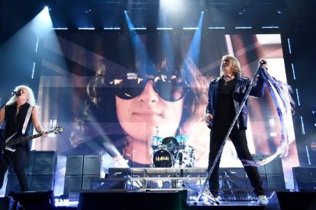 Def Leppard performs at the 2019 Rock & Roll Hall Of Fame Induction Ceremony - Show at Barclays Center on March 29, 2019 in New York City