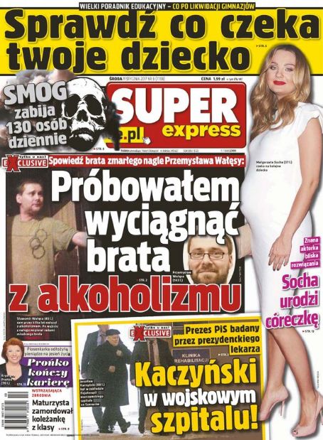 Malgorzata Socha - Super Express Magazine Cover [Poland] (11 January 2017)