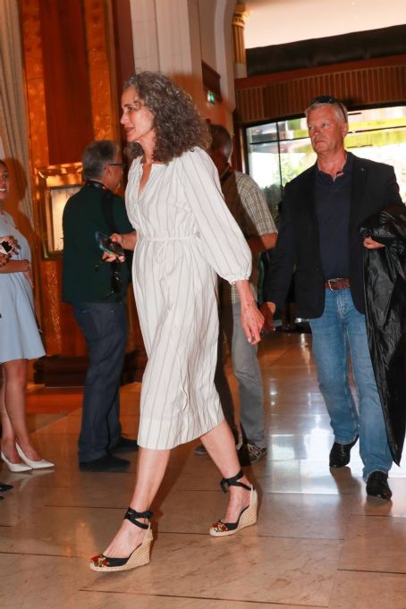 Andie MacDowell – Pictured at Majestic Hotel in Cannes