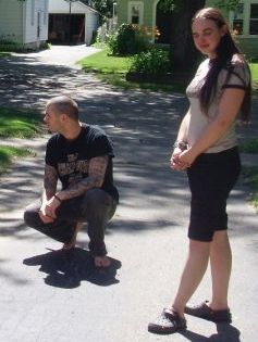 Philip Anselmo and Kate Richardson in July 2010.
