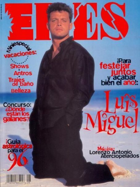 Luis Miguel Eres Magazine December 1995 Cover Photo Mexico 8096