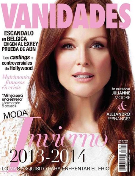 Julianne Moore, Vanidades Magazine 08 October 2013 Cover Photo - Colombia