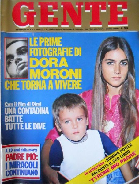 romina power gente magazine 07 october 1978 cover photo italy