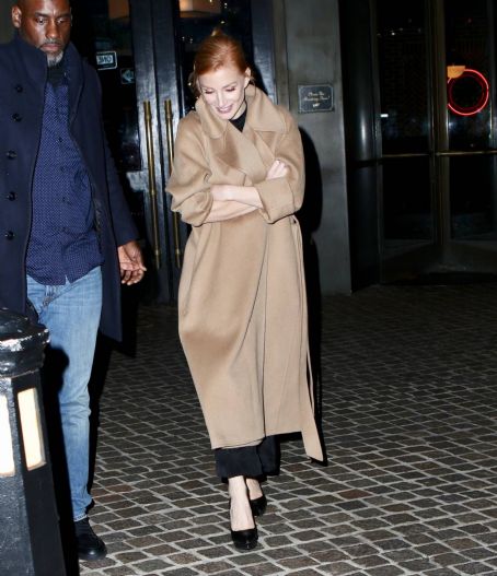 Jessica Chastain – Night out in New York