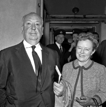 Alfred Hitchcock and Alma Reville
