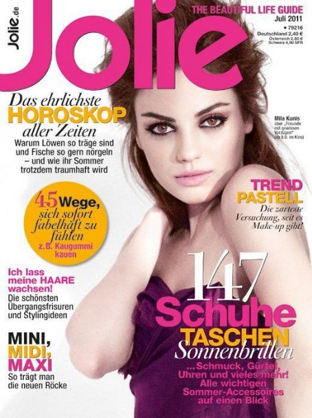 Mila Kunis, Jolie Magazine July 2011 Cover Photo - Germany