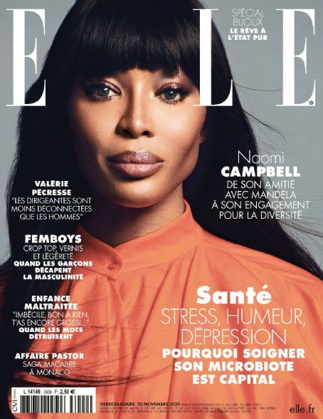 Naomi Campbell - Elle Magazine Cover [France] (20 November 2020)