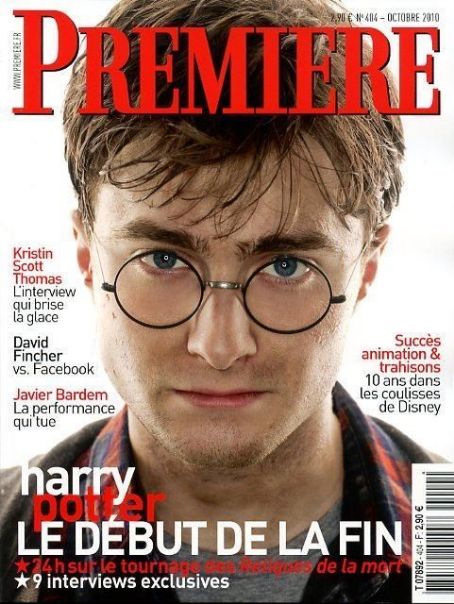 Daniel Radcliffe - Premiere Magazine Cover [France] (October 2010)