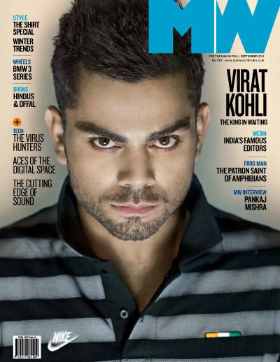 Virat Kohli, Mans World Magazine September 2012 Cover Photo - India