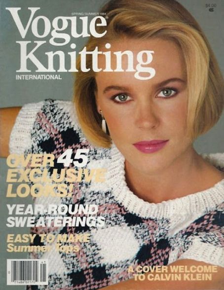 Lisa Rutledge, Vogue Knitting Magazine May 1984 Cover Photo - United States