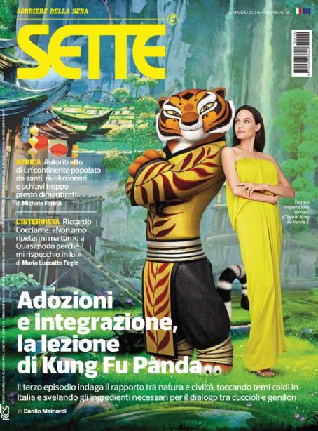 Angelina Jolie - Sette Magazine Cover [Italy] (4 March 2016)