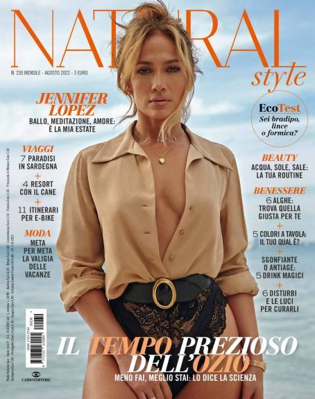 Jennifer Lopez - Natural Style Magazine Cover [Italy] (August 2022)