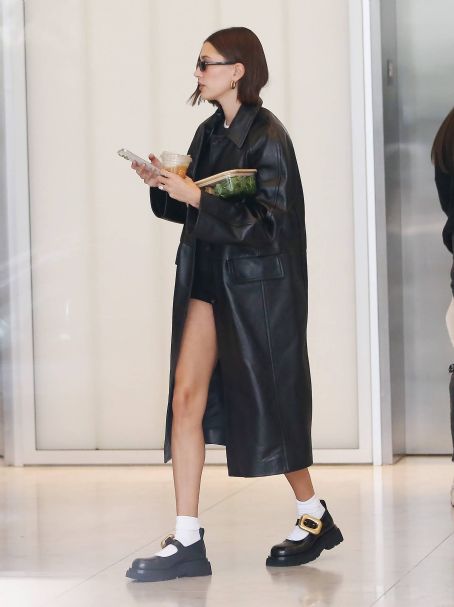 Hailey Bieber – Seen at Her Office In Beverly Hills