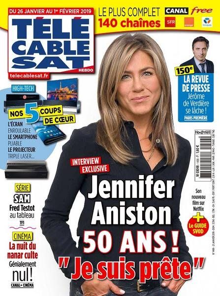 Jennifer Aniston - Télé Cable Satellite Magazine Cover [France] (21 January 2019)