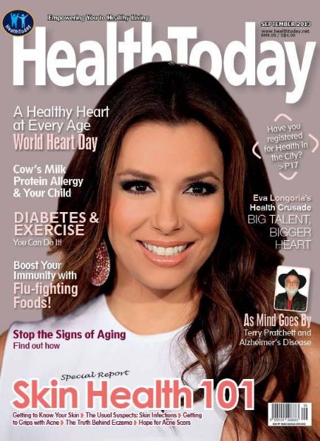 Eva Longoria, Health Today Magazine September 2013 Cover Photo - Malaysia