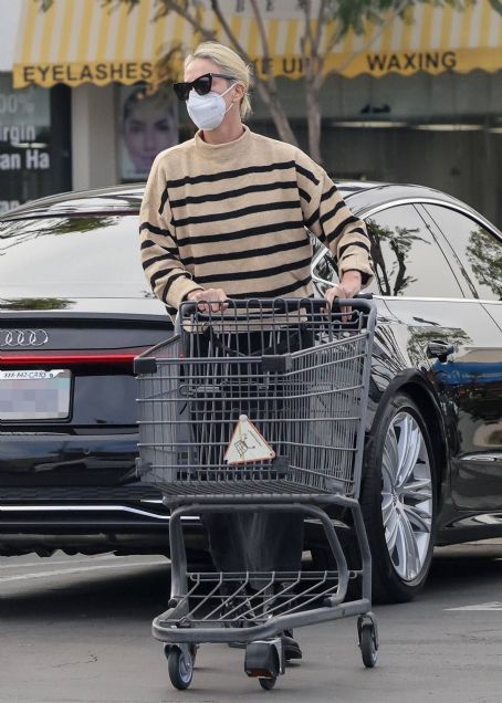 Charlize Theron – Shopping ahead of Christmas at Gelson’s Market in Studio City