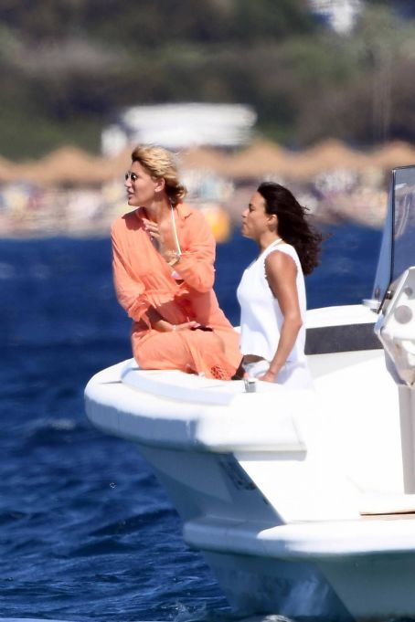 Michelle Rodriguez – Enjoying holidays on a yacht in Porto Cervo