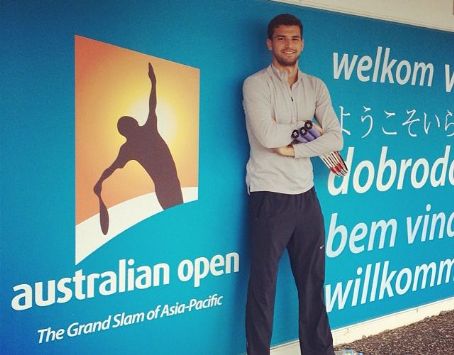 Grigor Dimitrov at Australian Open 2014