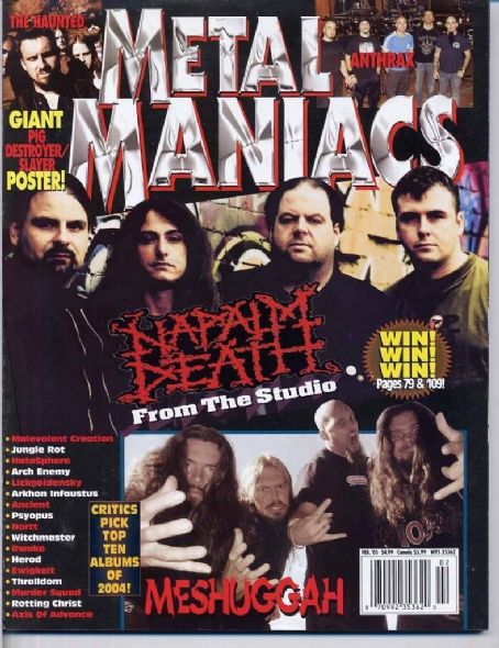 Napalm Death, Barney Greenway, Shane Embury, Mitch Harris, Metal ...