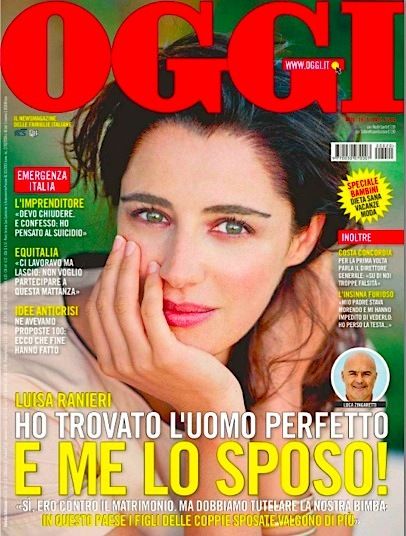 Luisa Ranieri, Oggi Magazine 16 May 2012 Cover Photo - Italy