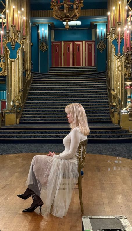 Pamela Anderson Shooting Commercial for Dior in Paris