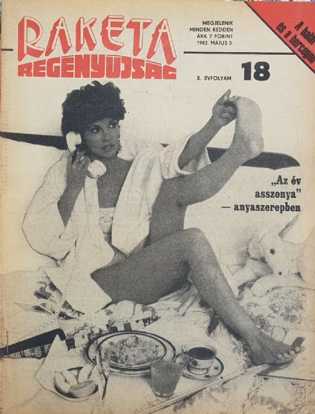 Raquel Welch - Rakéta Regényújság Magazine Cover [Hungary] (3 May 1983)