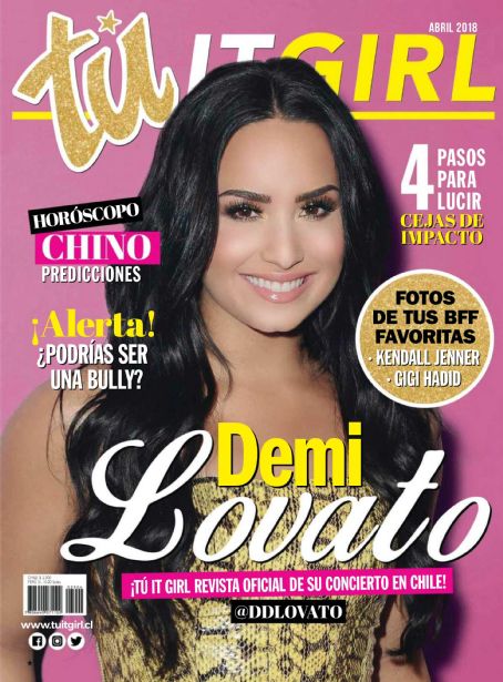 Demi Lovato Tu It Girl Magazine April 18 Cover Photo Chile