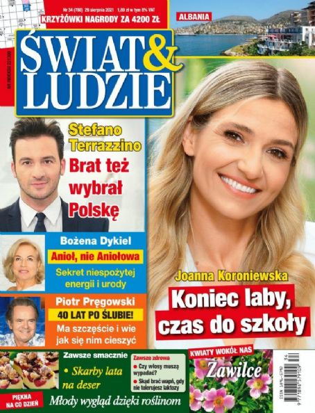 Joanna Koroniewska, Swiat & Ludzie Magazine 26 August 2021 Cover Photo ...