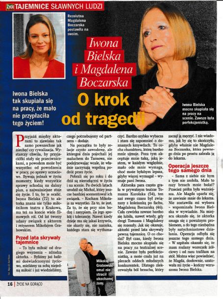Iwona Bielska - Zycie na goraco Magazine Pictorial [Poland] (27 February 2025)