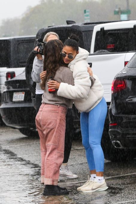 Nicole Scherzinger – With Thom Evans seen while visiting Nicole’s stylist in Beverly Hills