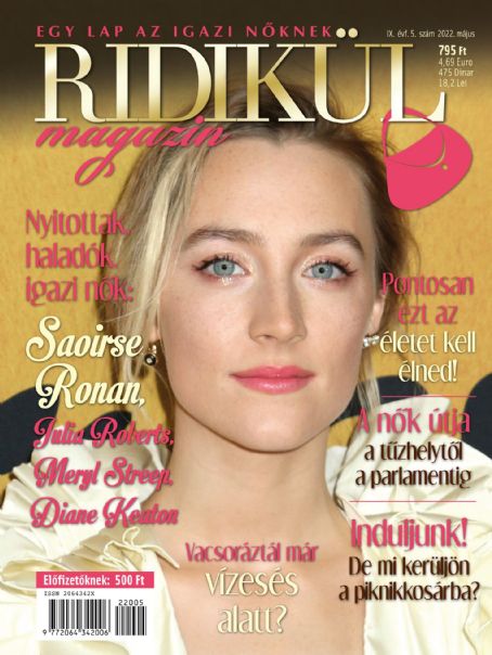 Saoirse Ronan - Ridikül Magazine Cover [Hungary] (April 2022)