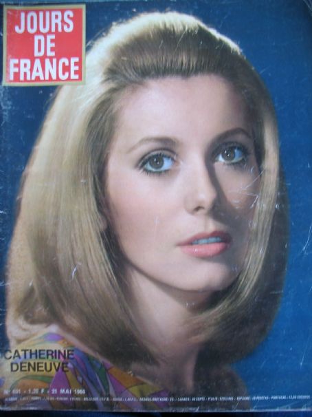 Catherine Deneuve, Jours de France Magazine 21 May 1966 Cover Photo ...