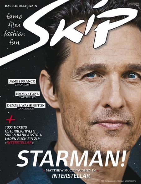 Matthew McConaughey - Skip Magazine Cover [Austria] (October 2014)
