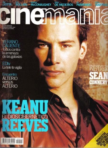 Keanu Reeves - Cinemanía Magazine Cover [Spain] (June 1999)