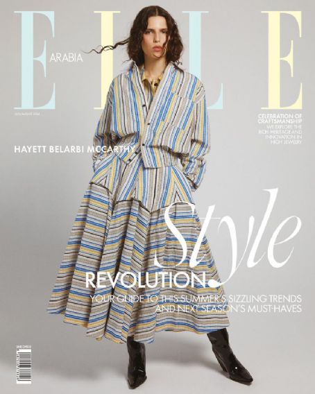 Hayett McCarthy, Elle Magazine July 2024 Cover Photo - United Arab Emirates