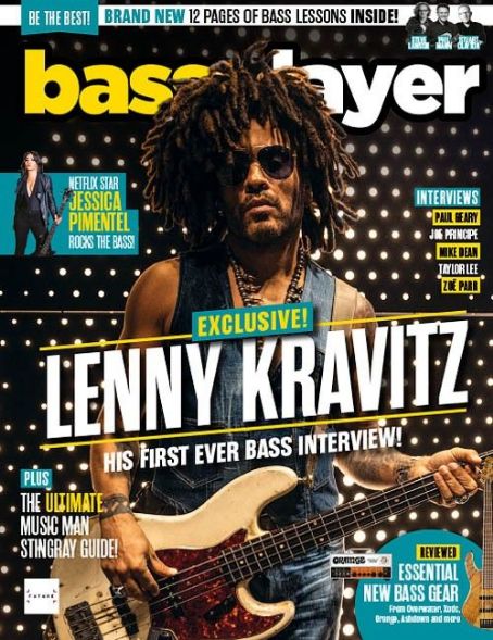 Lenny Kravitz - Bass Player Magazine Cover [United States] (1 December 2018)