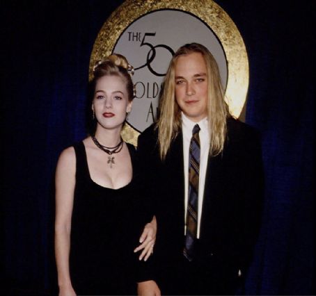 Jennie Garth and Daniel Clark at the 50th Annual Golden Globe Awards, Beverly Hilton Hotel, Beverly Hills on Jan 23 1993