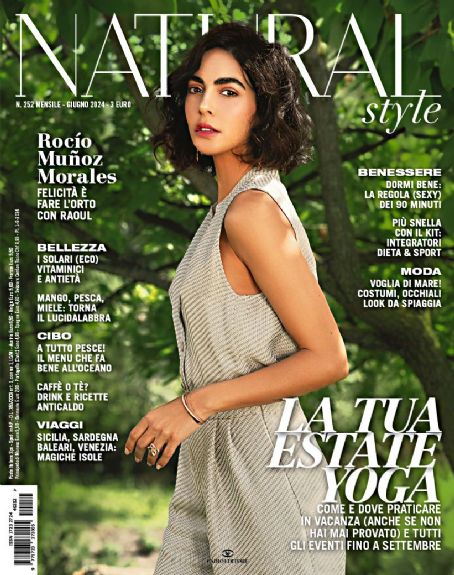 Rocío Muñoz, Natural Style Magazine June 2024 Cover Photo - Italy