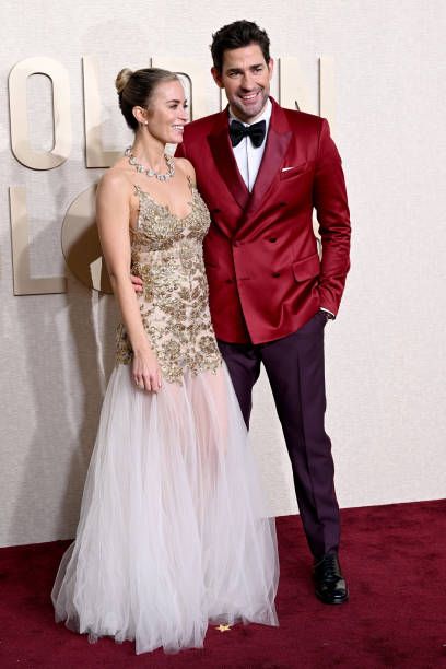 Emily Blunt and John Krasinski - 81st Golden Globe Awards (2024 ...