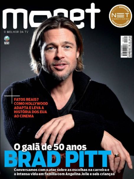 Brad Pitt, Monet Magazine December 2013 Cover Photo - Brazil